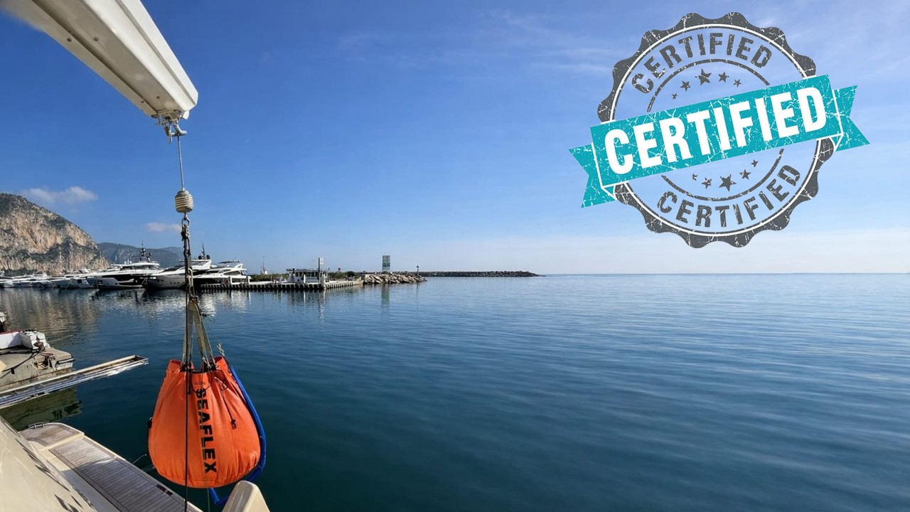 test certification certificat load yacht grue rail passerelle crane